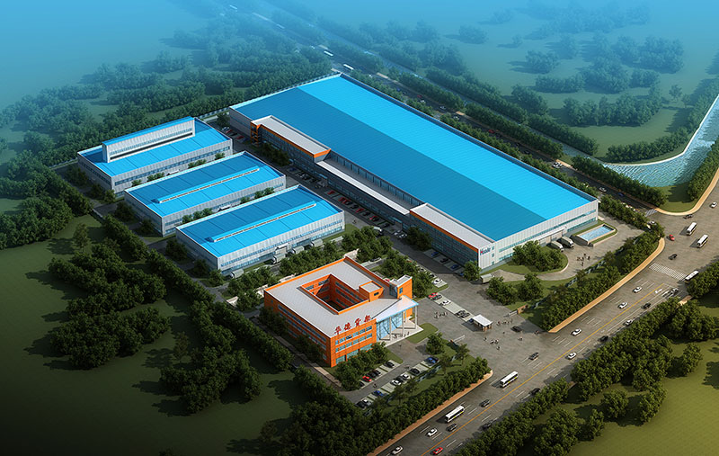 Aerial view of the company