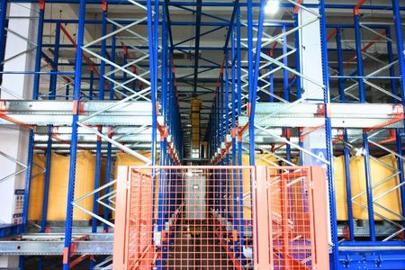 Automated Warehouse with Stacker Crane