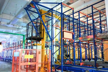 Automated Warehouse with Stacker Cranes