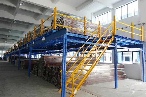 Industrial steel mezzanine