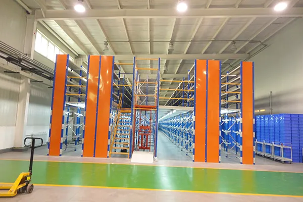 Multi-layer mezzanine racks