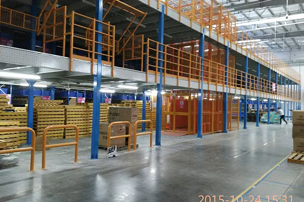 Multi-tier loft shelving