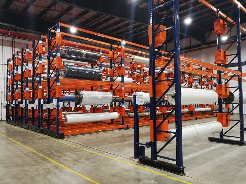 Application of mobile shelves
