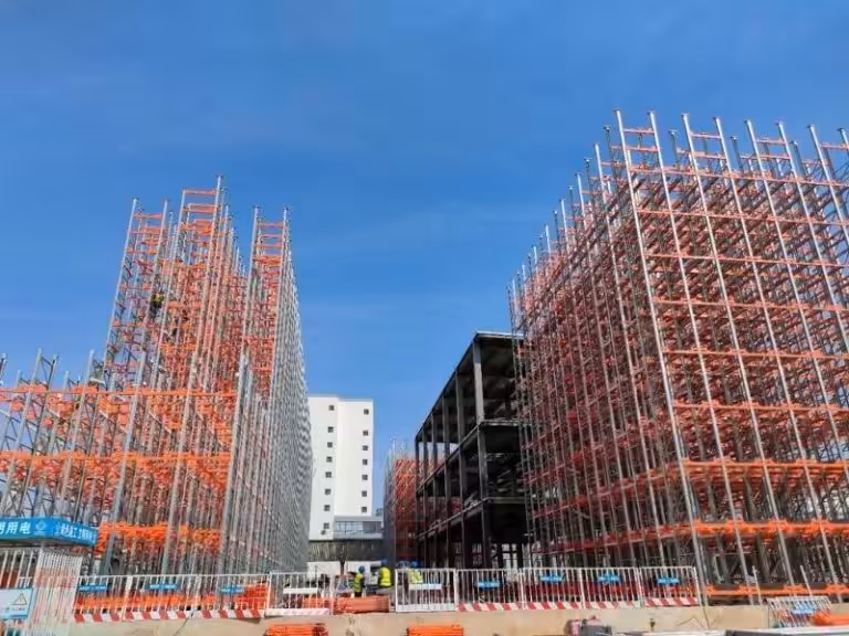 Clad racking automated warehouse