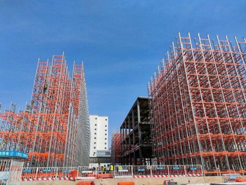 Clad racking automated warehouse