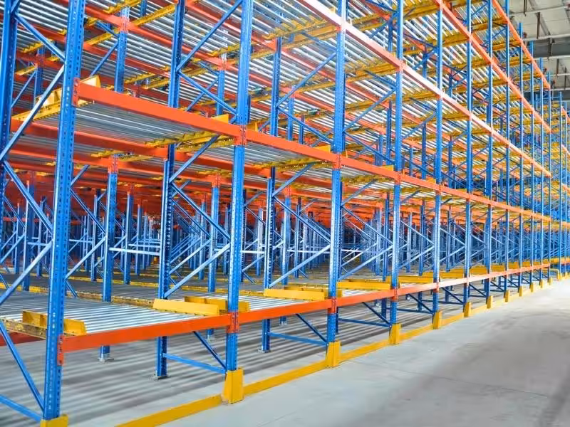 Gravity flow racks