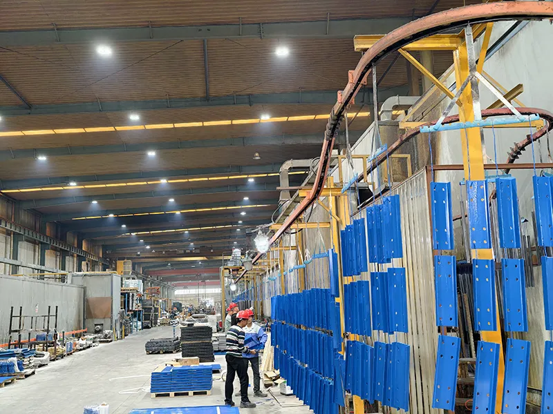 Powder coating production line