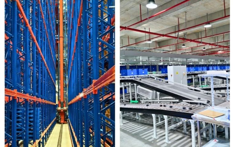 Stacker Crane ASRS & Sorting Conveyor Line