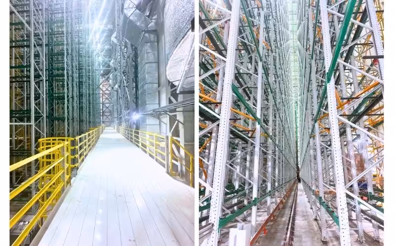 Stacker Crane ASRS Warehouse