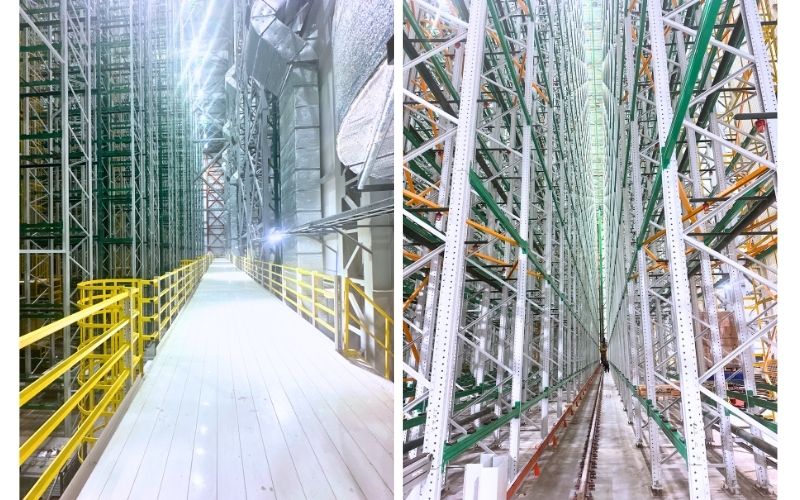 Stacker Crane ASRS Warehouse