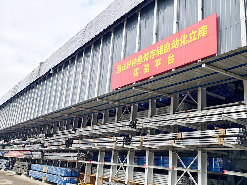Ultra-long pole cantilever storage automated vertical warehouse experimental platform