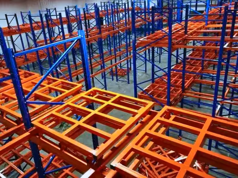 Push-Back Pallet Racking