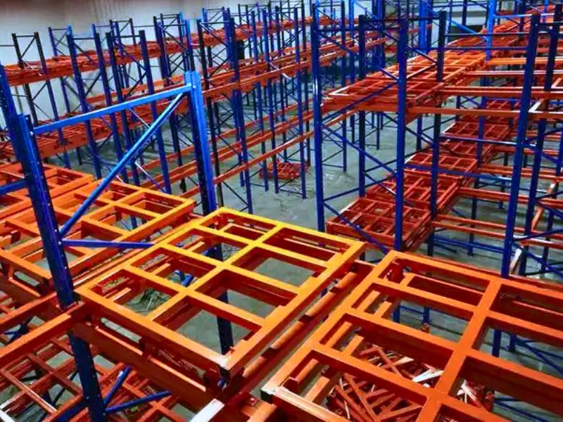 Push-Back Pallet Racking