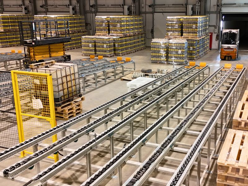 Pallet Chain Conveyor System
