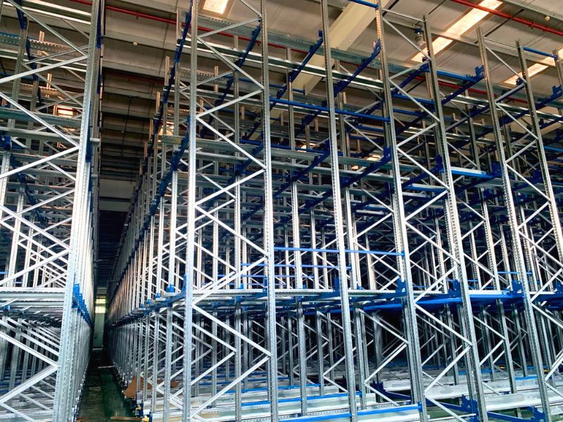 radio shuttle racking warehouse