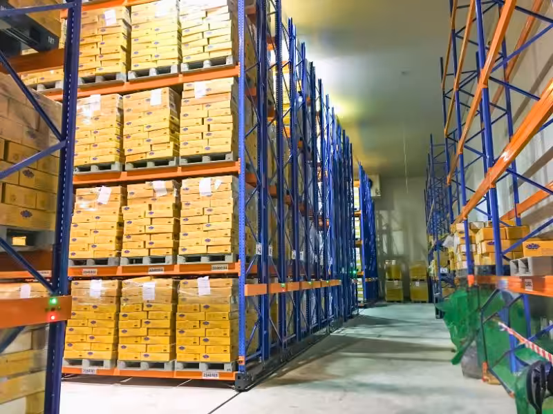 Mobile Racking System for Pallet