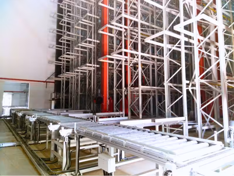 Stacker Crane ASRS Warehouse