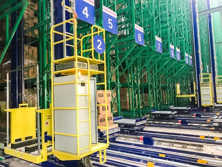 ASRS automated radio shuttle racking system for high density warehouse storage capacity improvement