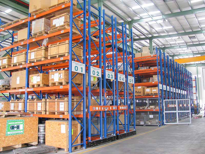 Compact Mobile Racking System for Space Saving Storage