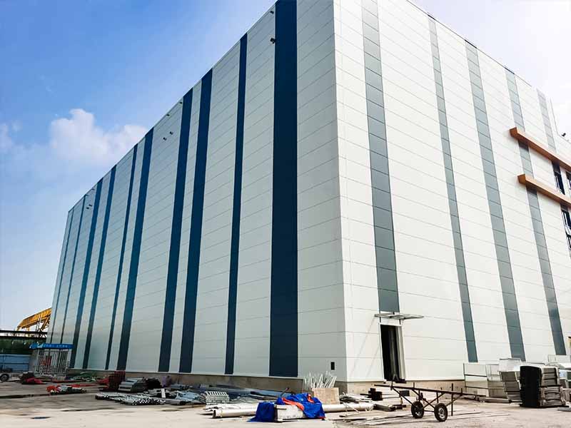 Completed Rack Supported Warehouse for Maximum Storage Capacity