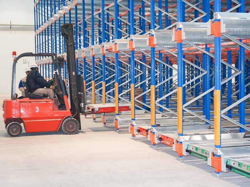 Forklift Assisted Radio Shuttle System for Warehouse Automation Upgrade