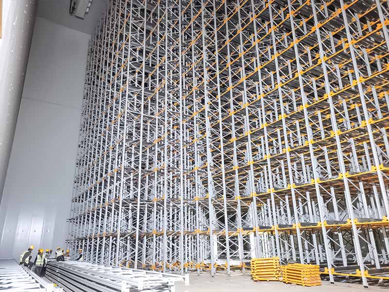 Four-Way Shuttle Warehouse System for High-Density Storage