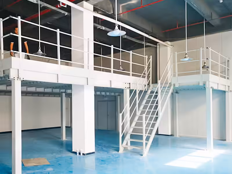 Steel Mezzanine Platform for Warehouse Capacity Expansion