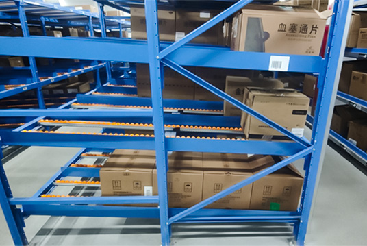 Carton flow rack system for FIFO order picking
