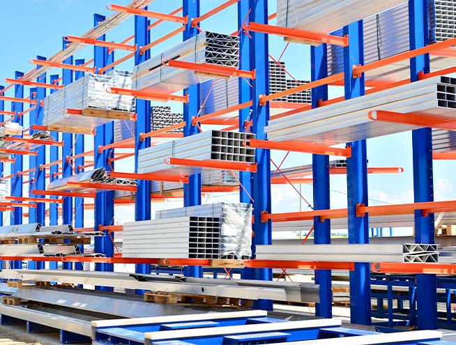Cantilever Racking for Long Materials
