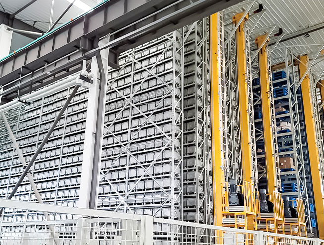 Mini Load ASRS Stacker Crane Warehouse