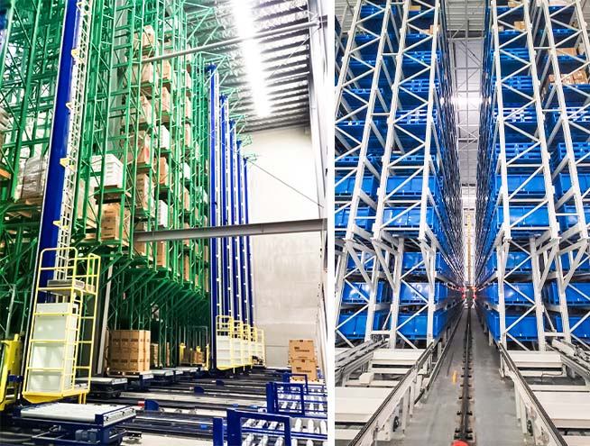 Pallet ASRS and Mini-Load ASRS Warehouse