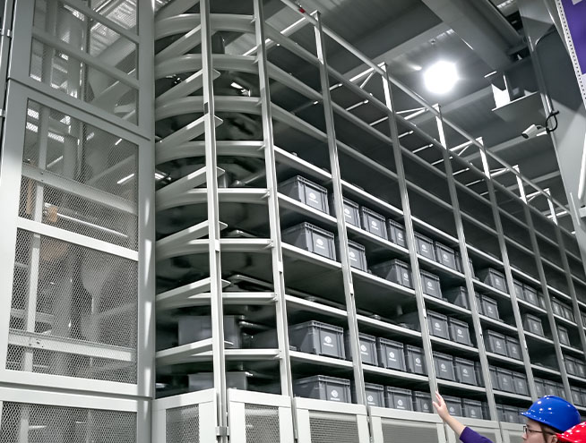 Rotating Rack Storage System