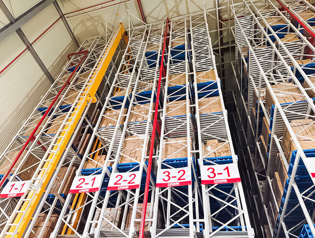 HUAYIDE Pallet Rack-Based ASRS with Stacker Crane