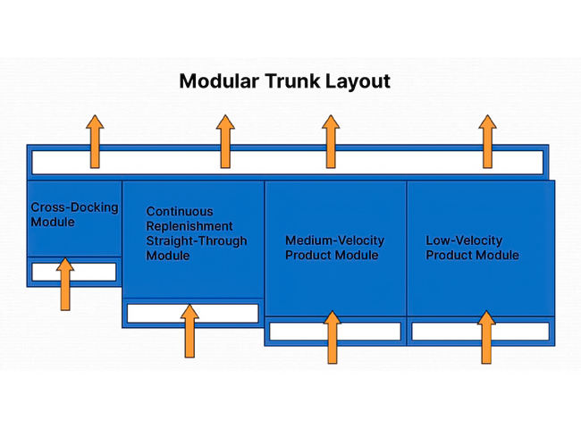 Modular Warehouse Layout Diagram
